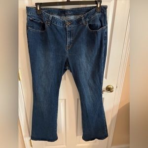 Lucky Brand Women's Ginger Boot Stretch Jeans Blue Size 22W R